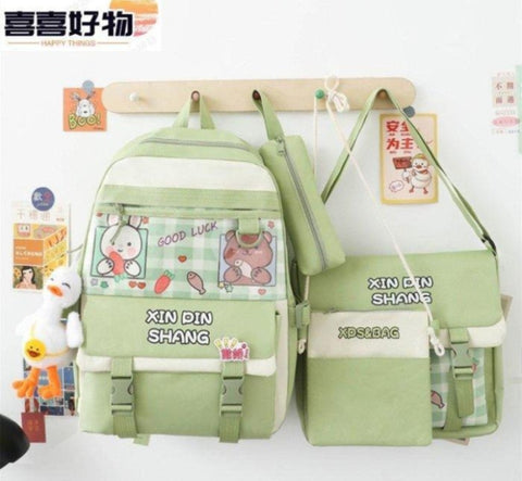 4 Pcs Bagpack Set