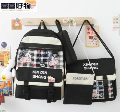 4 Pcs Bagpack Set