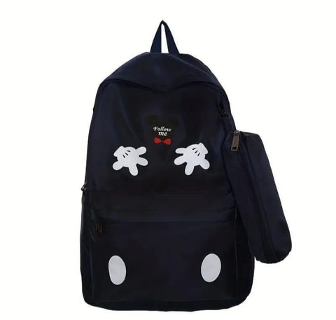 2 Pcs Nylon Backpack Set