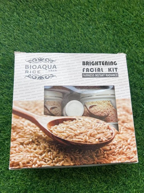 BIOAQUA Rice Brightening Face Facial Kit Pack of 7