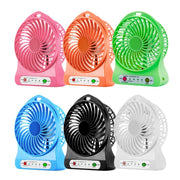 Portable Mini Usb Fan Rechargeable Battery