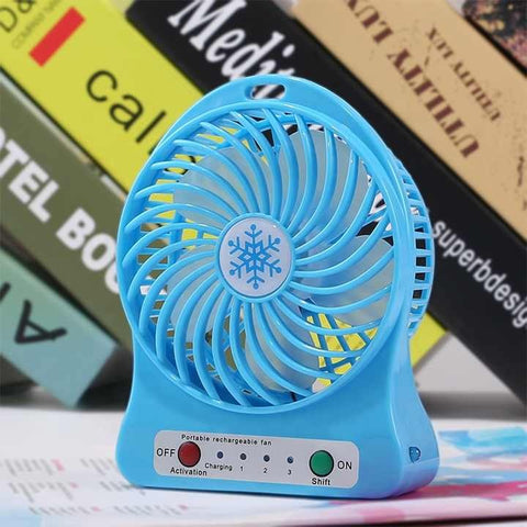 Portable Mini Usb Fan Rechargeable Battery