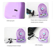 Portable Mini Usb Fan Rechargeable Battery