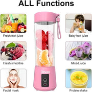 Elegance Juicer Mini  Portable Outdoor Usb Charging  Fruit Vegetable Crushed Blender (random Color)