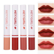 4 Piece pack Heng Fang Hey Girl Matte Wonderful Smoke Tube Lipstick