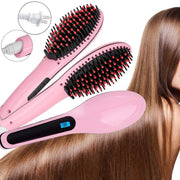 Digital Fast Brush Electric Hair Straightener