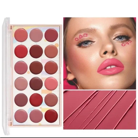 high Pigmented Lipstick Kit 18 Shades