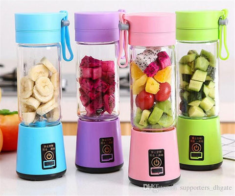 Elegance Juicer Mini  Portable Outdoor Usb Charging  Fruit Vegetable Crushed Blender (random Color)