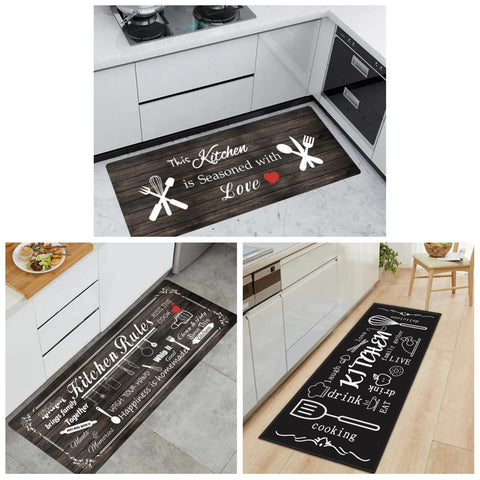 Idyllic Kitchen Mat Of Size:40*120cm ( Random Design)