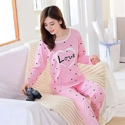 2 Pcs Women's Stitched Cotton Jersey Printed Night Suit