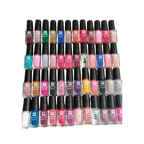 Peel Off Nail Paints-polish (Pack Of 6)