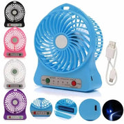 Portable Mini Fan Usb Charging Rechargable Battery