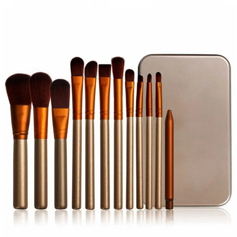 Elegance 12 Pcs Professional Makeup Brush Set