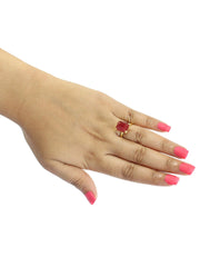 Trendy Red Crystal Stone Ring