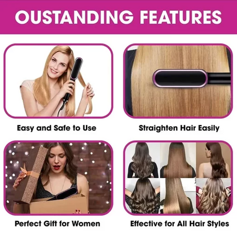 Professional Hair Straightener Brush