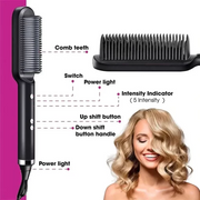 Professional Hair Straightener Brush